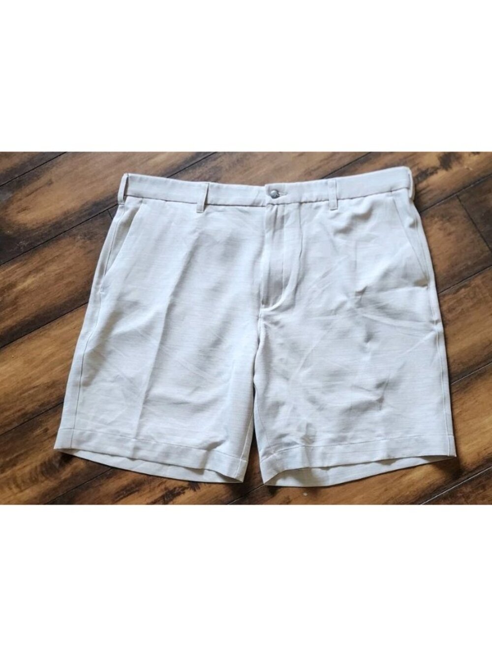 Callaway Shorts Mens 40 Beige Opti Dri Active 9" Casual Performance Golf NWT NEW - Picture 2 of 10